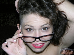 Petite Nerdy Babe With A Hairy Pussy - TrueAmateurModels.com