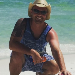 At the beach