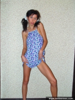 Thin brunette