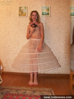 Russian teen bride does horny posing