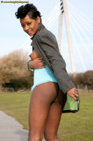 Out and About in Her Hometown
