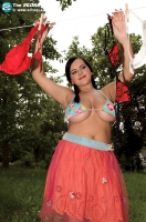 A Girl and Her Bras