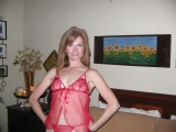 Sexy Wife in Red Lingerie