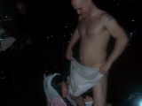 Stripper Waving Cock in Bride To Be\'s Face