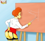 14 - Rough cartoon porn with famous heroes