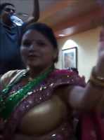 Huge boobs indian aunty, dancing in party... just 4 titfuck