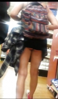 Opps, your skirt is caught!