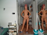 Amateur poses indoor