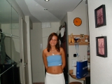 Amateur poses indoor