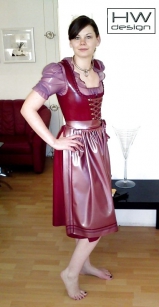 German latex dirndl