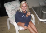 Smoking fetish blonde sweetheart