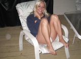 Smoking fetish blonde sweetheart