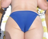 Busty mature amatuer posing in bikini