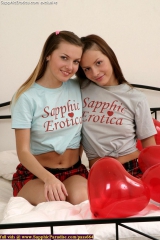 Sapphic Erotica excited lesbian girls