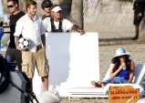Sofia Vergara at Pepsi Commercial Set in Los Angeles