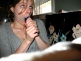 Cutie with dripping pussy
