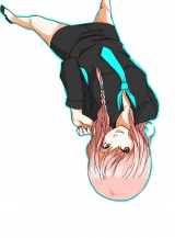 0177 -Cartoon SchoolGirls Art Graphics- School uniform -02-