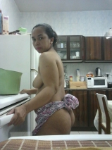 nihma usam filipino pornstar hot pose in kitchen
