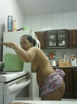 nihma usam filipino pornstar hot pose in kitchen