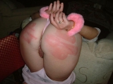 Bad behaviour, caned and disciplined.