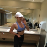 my girl at the gym