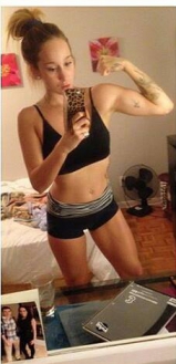 my girl at the gym