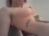 Chav Hipster emo selfies - british teen naked selfie set