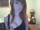 Redhead ginger british teen - amateur hoodie loves to put it