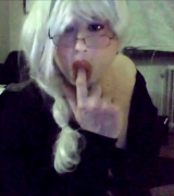 Ricchione travestito italiano voglioso di cazzo nel culo