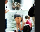 Peeped pussy girls without panties Photo erotica