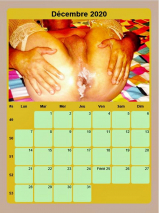 Moi la salope, je vous offre mon calendrier 2020