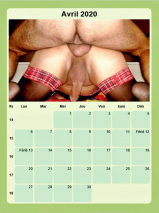 Moi la salope, je vous offre mon calendrier 2020