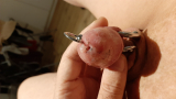 playing with cigarette on my cock