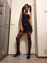 Little horny asian milf