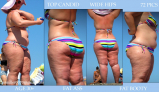 BBW and SSBBW beach voyeur (My work)