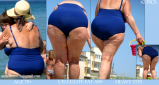 BBW and SSBBW beach voyeur (My work)