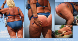 BBW and SSBBW beach voyeur (My work)