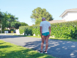 balade en short de salope