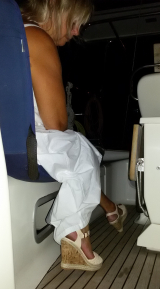 Brust, Nylons, Heels