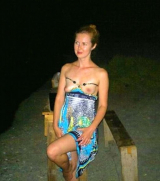 Russian woman on vacation