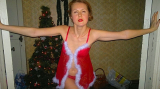 Russian woman at home