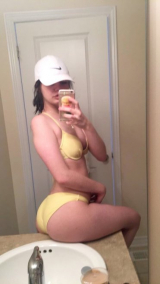 yellow bikini