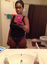 Sexy Amateur Ebony Dressed Undressed