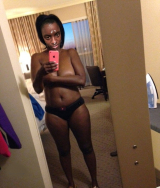Sexy Amateur Ebony Dressed Undressed
