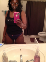 Sexy Amateur Ebony Dressed Undressed