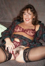 Hairy women in stockings... 5