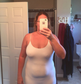 Hot BBW wife with big nipples, sexy belly and hairy pussy