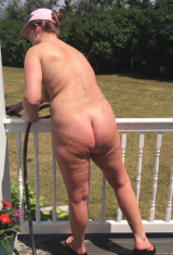 Hot BBW wife with big nipples, sexy belly and hairy pussy