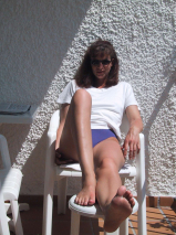 Bettina Riedel from Hannover show her pussy