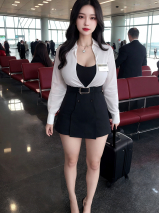 The Beautiful Air Hottess